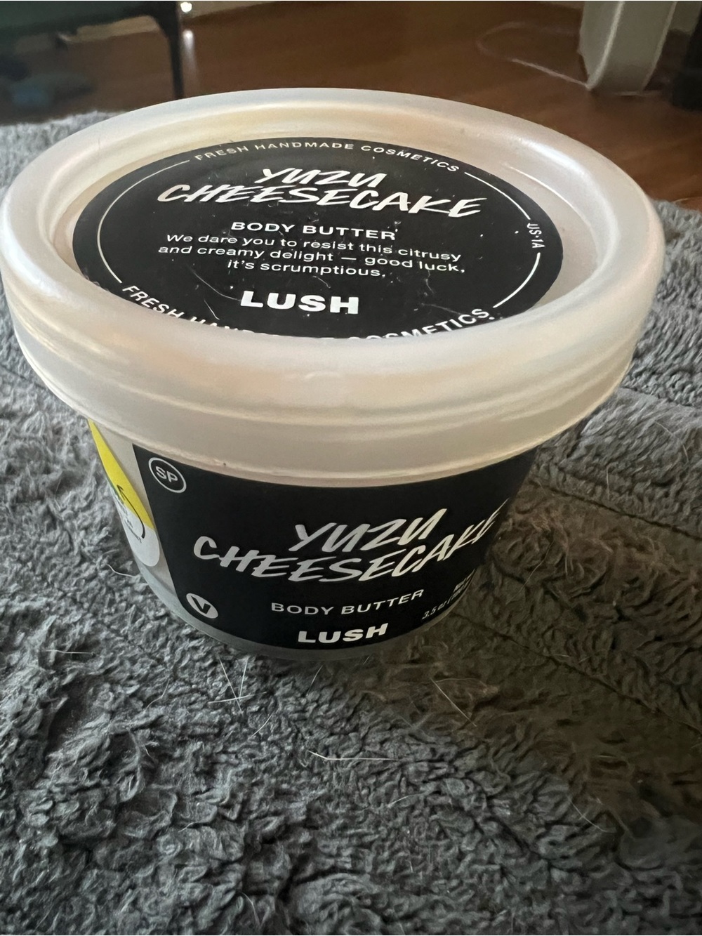 LUSH LIMITED EDITION SEASONAL YUZU CHEESECAKE BODY BUTTER 3.5 oz BRAND MEW